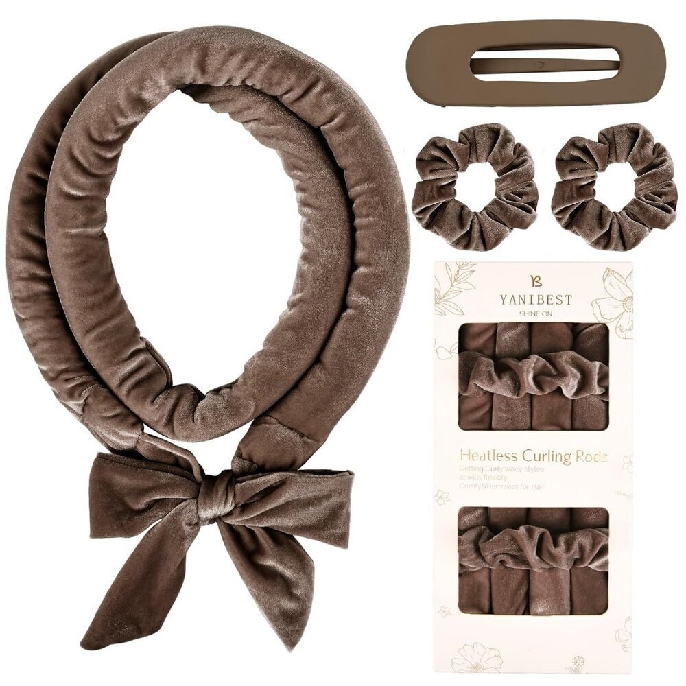 Heatless Hair Curler, No Heat Hair Curlers to Sleep in, Overnight Satin Heatless